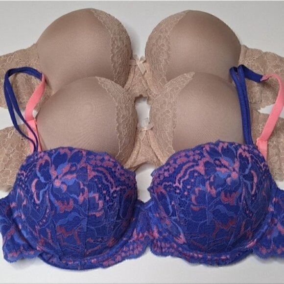 VICTORIA'S SECRET BRAS 32C PUSH UP - Picture 1 of 5